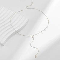 Gold Plated Y-Shaped Necklace