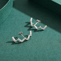 Sterling Silver AAAAA Cubic Zirconia Earrings