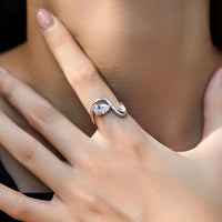 Sterling Silver Line Design Ring
