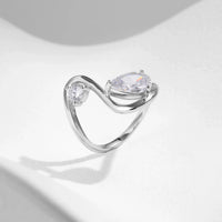 Sterling Silver Line Design Ring