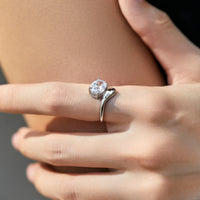 Sterling Silver Oval Ring