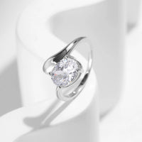Sterling Silver Oval Ring