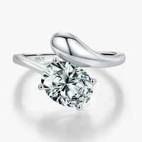 Sterling Silver Oval Ring