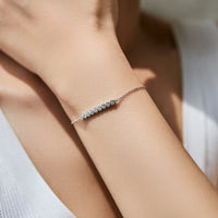 D Color Moissanite Chain Link Bracelet