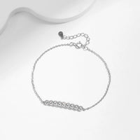 D Color Moissanite Chain Link Bracelet