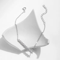 D Color Moissanite Chain Link Bracelet