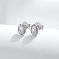 Sterling Silver Exquisite Stud Earrings
