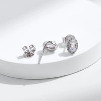 Sterling Silver Exquisite Stud Earrings