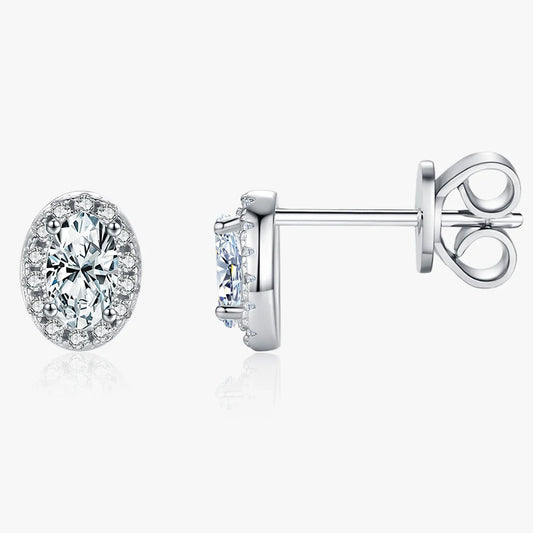Sterling Silver Exquisite Stud Earrings