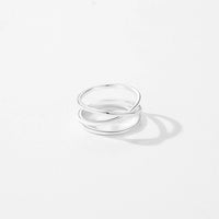 Sterling Silver Minimalist Lines Stackable Ring