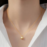 Sterling Silver Lucky Drop Beads Necklace