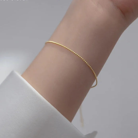 Gold Plated Tiny Beads Bracelet