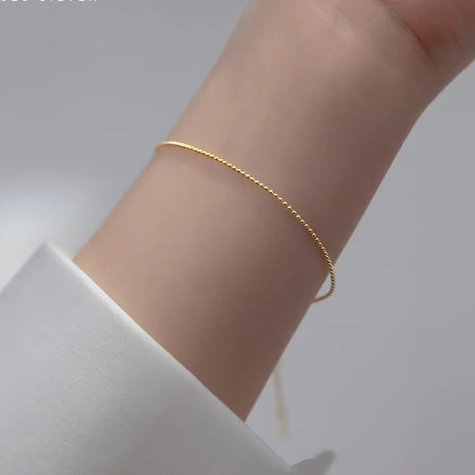 Gold Plated Tiny Beads Bracelet