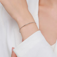 Sterling Silver Basic Chain Bracelet