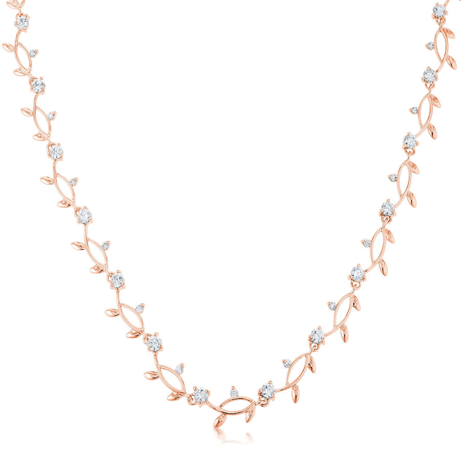 Rose Gold Vineyard Necklace