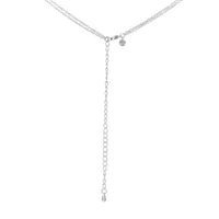 5 Ct Dazzling Rhodium Necklace with Cubic Zirconia