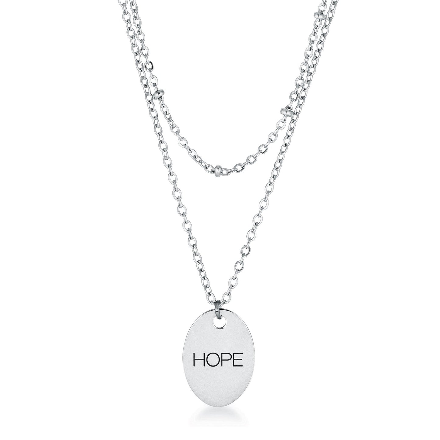HOPE Double Chain Necklace