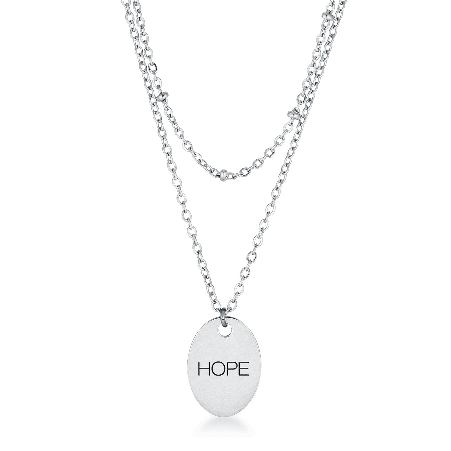 HOPE Double Chain Necklace