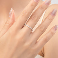 Sterling Silver Adjustable Irregular Beads Ring