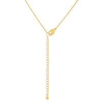 Initial U Pendant in Goldtone