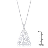 Crystal Rhodium Christmas Tree Pendant