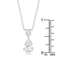 Pear Chandelier Cubic Zirconia Pendant