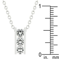 Triplet Cubic Zirconia Pendant
