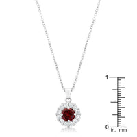 Bella Bridal Garnet Pendant