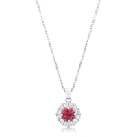Bella Pink Bridal Pendant