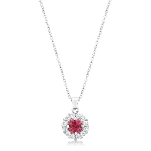 Bella Pink Bridal Pendant