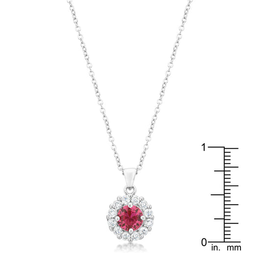 Bella Pink Bridal Pendant