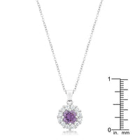Bella Bridal Pendant, Purple