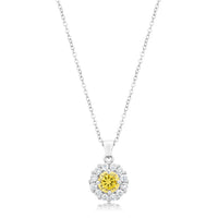 Bella Bridal Pendant in Yellow