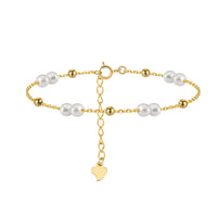 Sterling Silver Natural Freshwater Pearl Bracelet