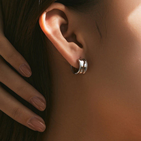 Sterling Silver Hoop Earrings