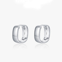 Minimalist Sterling Silver Hoop Earrings