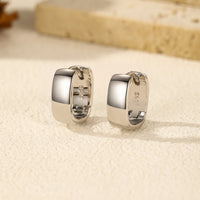 Minimalist Sterling Silver Hoop Earrings