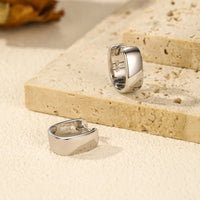 Minimalist Sterling Silver Hoop Earrings