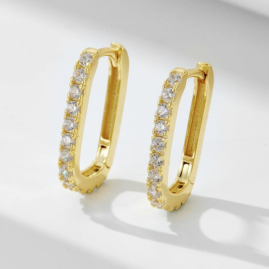 Sterling Silver Clip Hoop Earrings