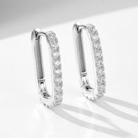 Sterling Silver Clip Hoop Earrings