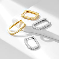 Sterling Silver Clip Hoop Earrings