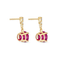 Sterling Silver Cubic Zirconia Rosetta Drop Earrings