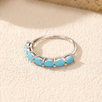 Sterling Silver Turquoise Band Ring