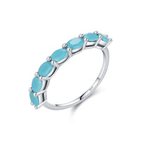 Sterling Silver Turquoise Band Ring