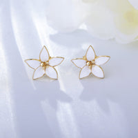 Sterling Silver Floral Starlet Earrings