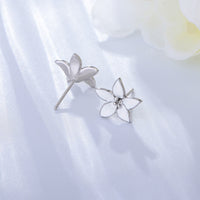 Sterling Silver Floral Starlet Earrings
