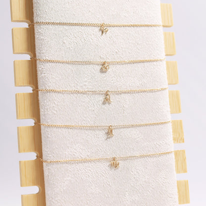 14K Solid Gold Zodiac Charms