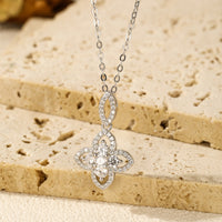 Sterling Silver Clover Pendant Necklace