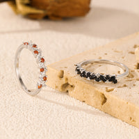 Sterling Silver Midnight Starlight Ring