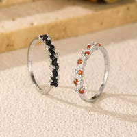 Sterling Silver Midnight Starlight Ring